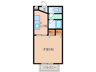 赤堀駅 徒歩5分 2階の物件間取画像